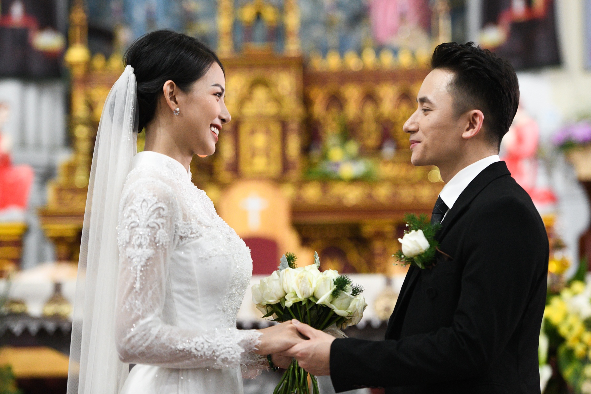 Dam cuoi Phan Manh Quynh,  Phan Manh Quynh,  Huynh Khanh Vy anh 1