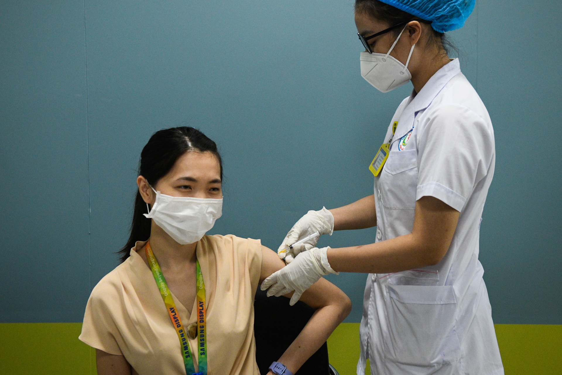 15.000 cong nhan Samsung Bac Ninh bat dau duoc tiem vaccine hinh anh