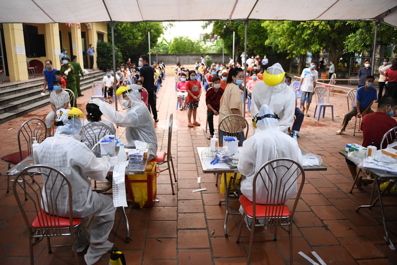 xet nghiem toan thanh pho Bac Ninh,  xet nghiem Covid-19 anh 2