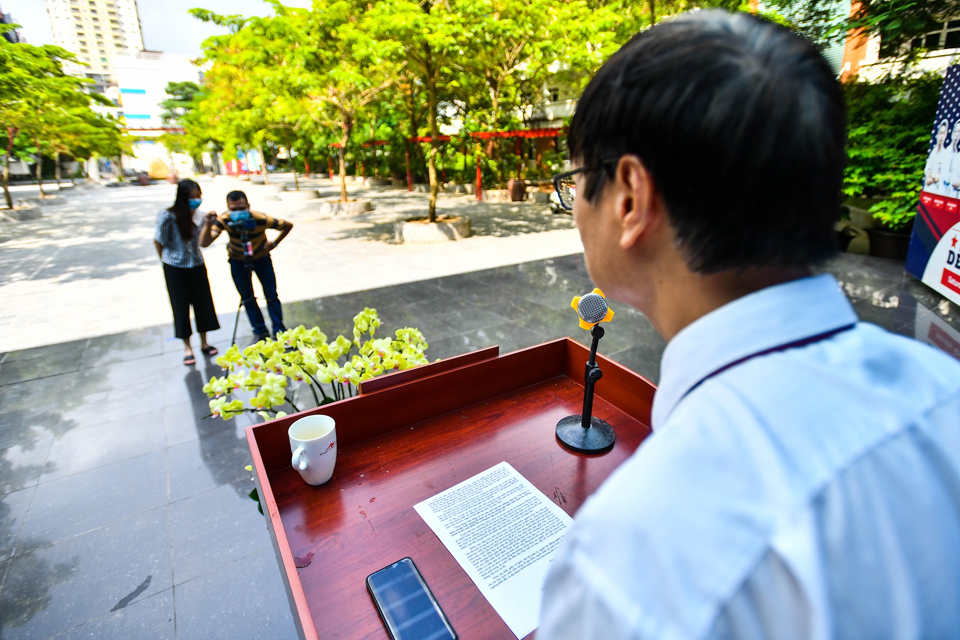 khai giang truc tuyen,  le khai giang 2021 anh 2