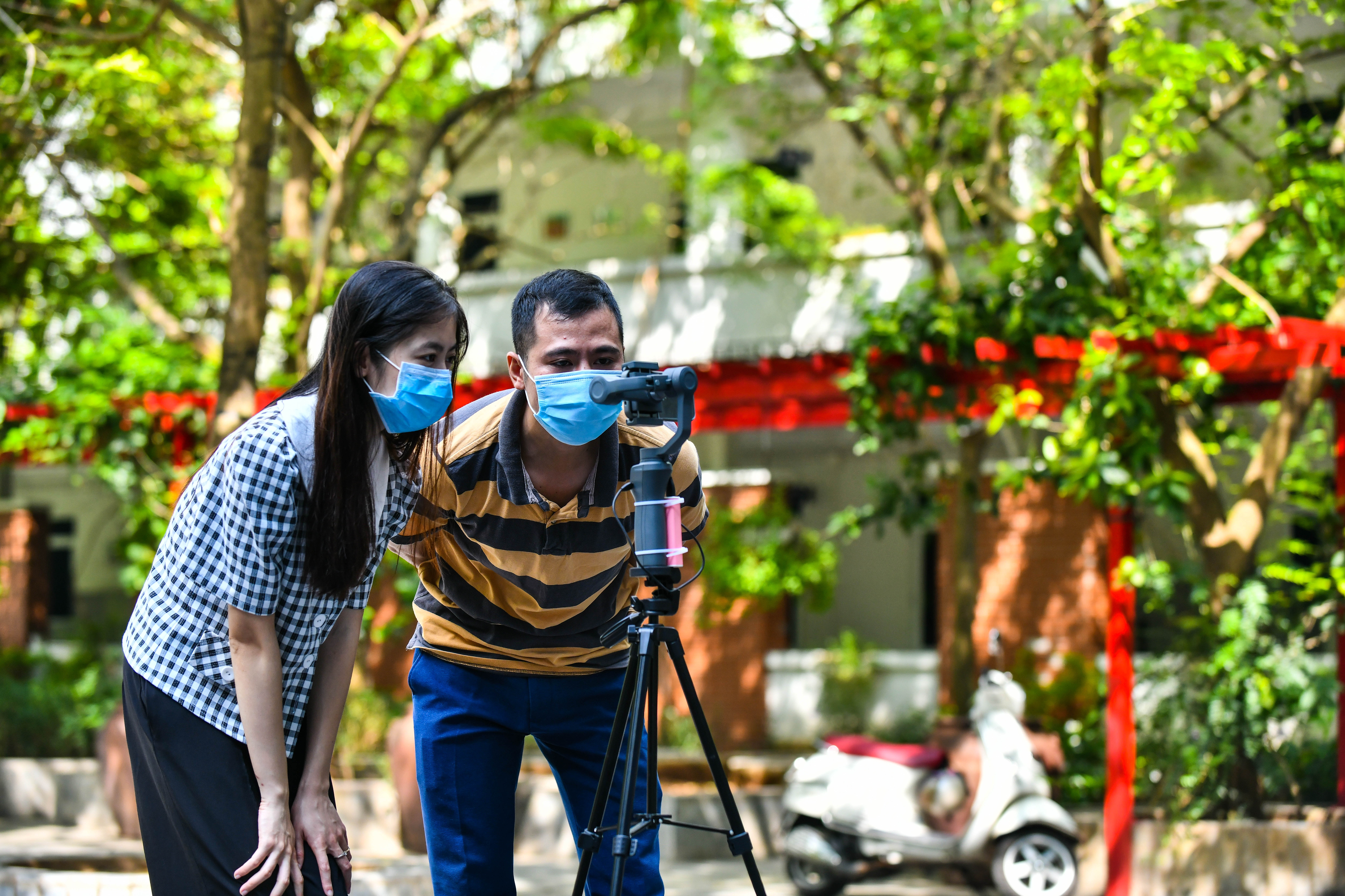 khai giang truc tuyen,  le khai giang 2021 anh 34