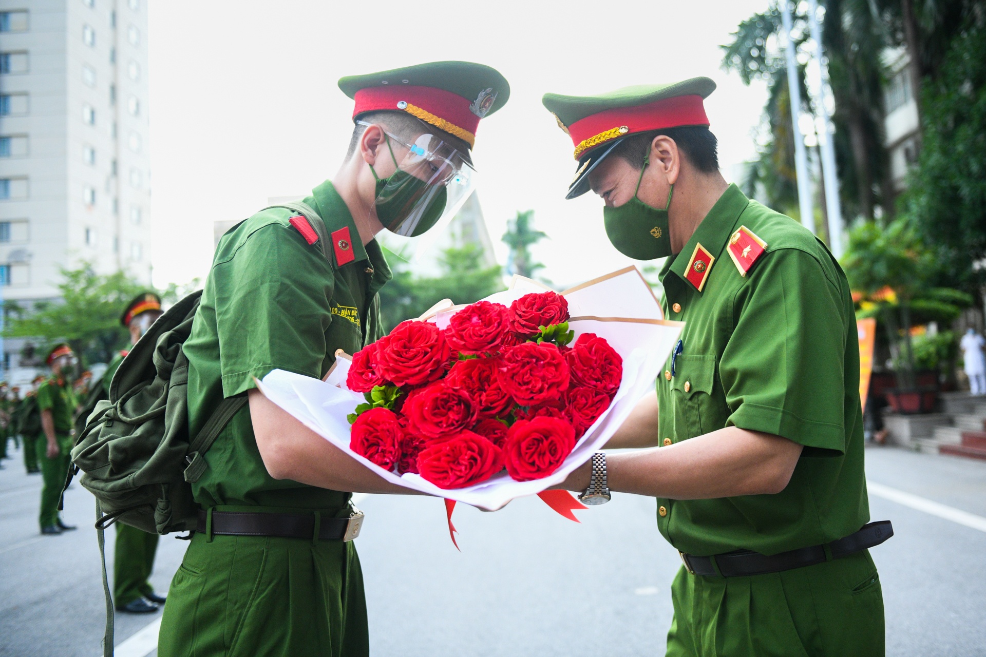 Hoc vien Canh sat nhan dan,  luc luong chong dich anh 6