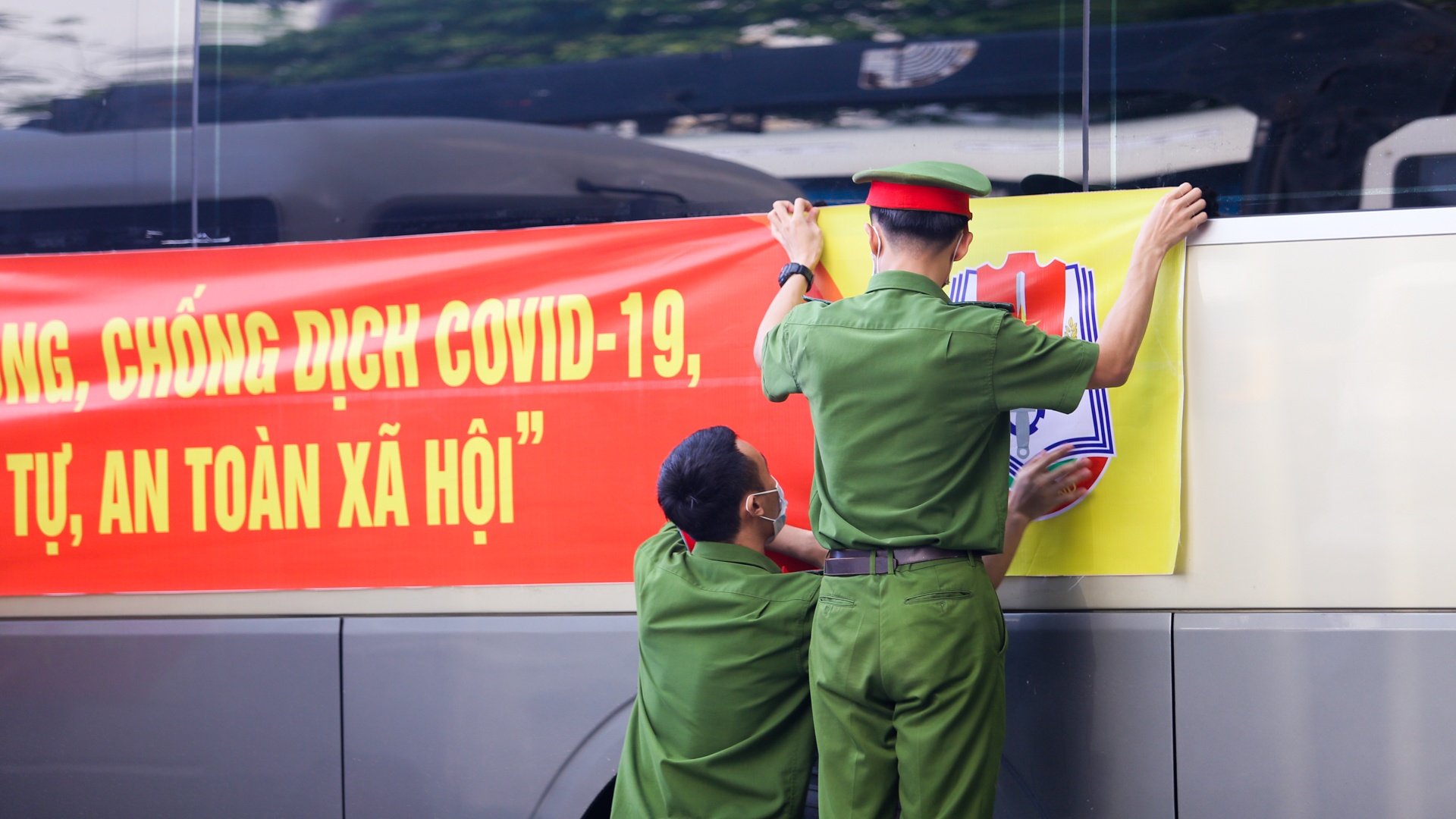 học viện cảnh sát, lên đường chống dịch ảnh 5 hoc vien canh sat, len duong chong dich anh 5