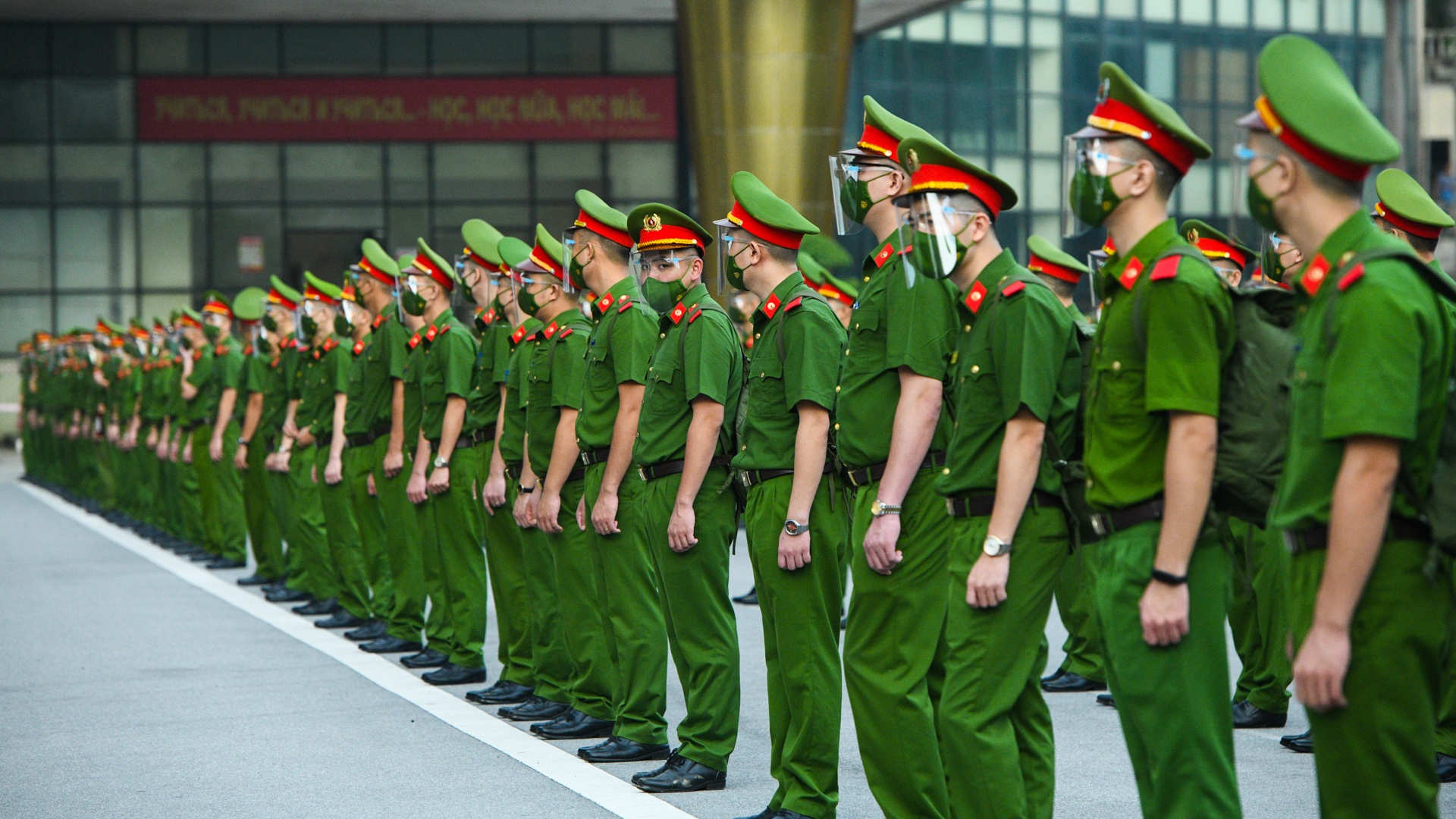 học viện cảnh sát, lên đường chống dịch ảnh 23 hoc vien canh sat, len duong chong dich anh 23