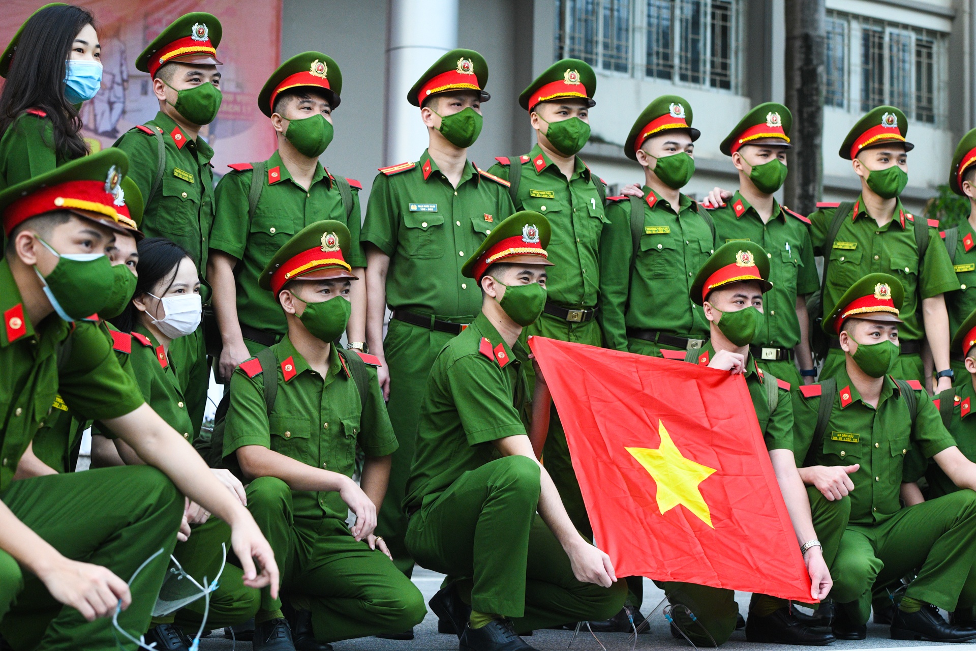 Hoc vien Canh sat nhan dan,  luc luong chong dich anh 2