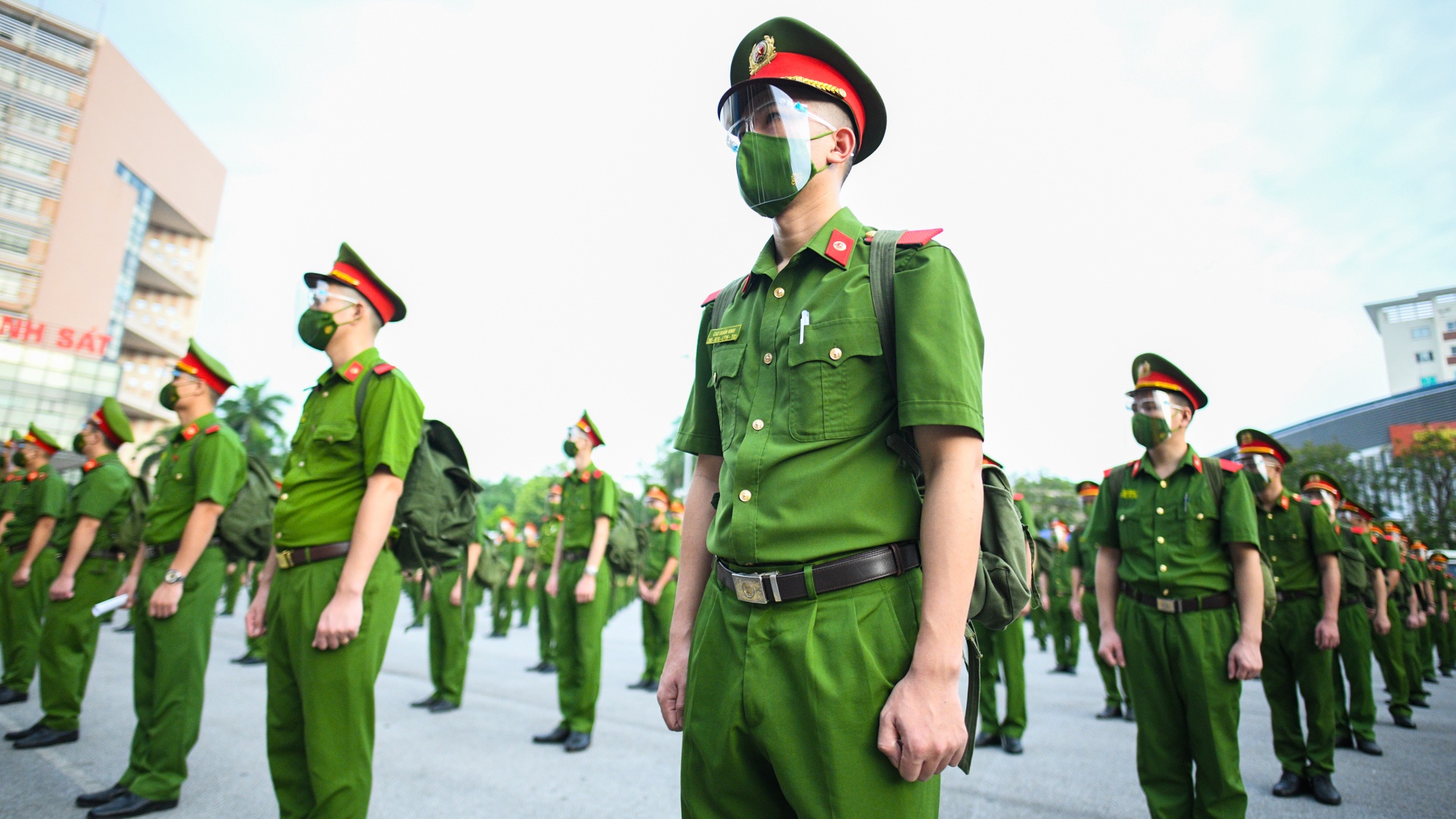 học viện cảnh sát, lên đường chống dịch ảnh 27 hoc vien canh sat, len duong chong dich anh 27