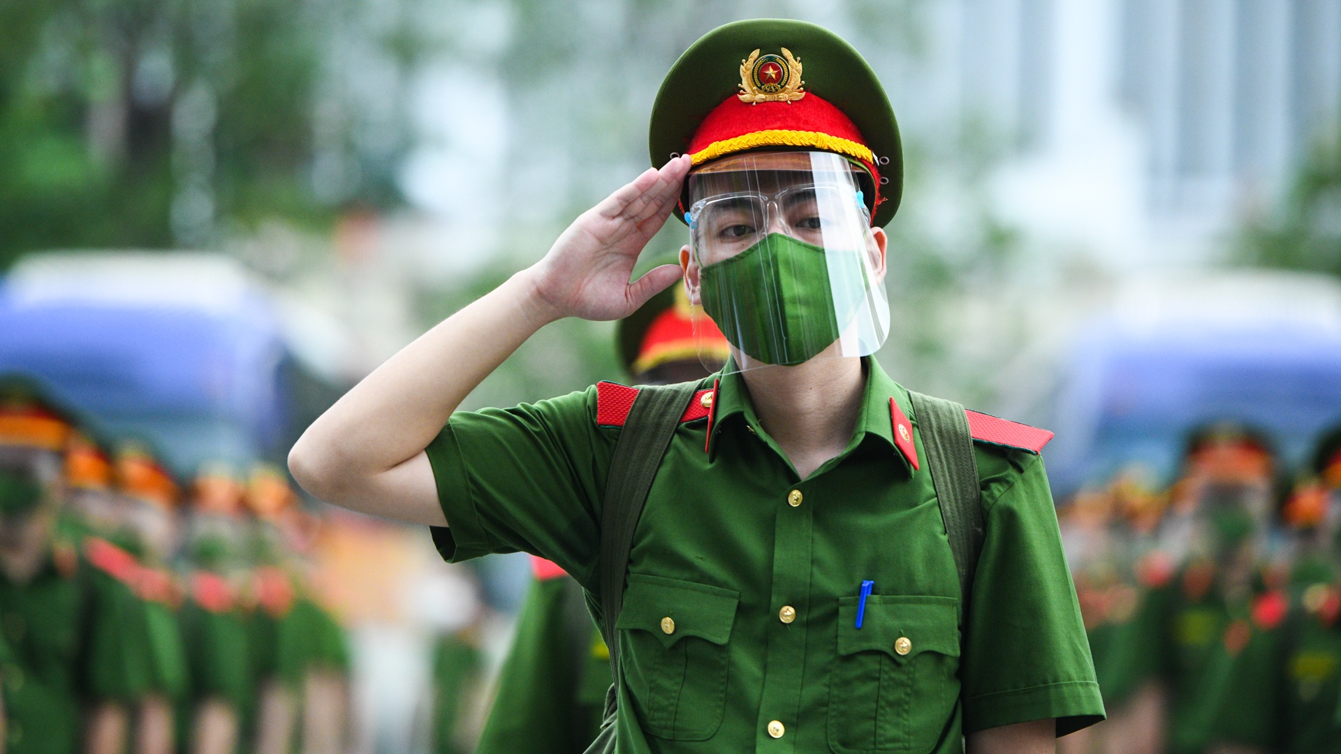 học viện cảnh sát, lên đường chống dịch ảnh 25 hoc vien canh sat, len duong chong dich anh 25