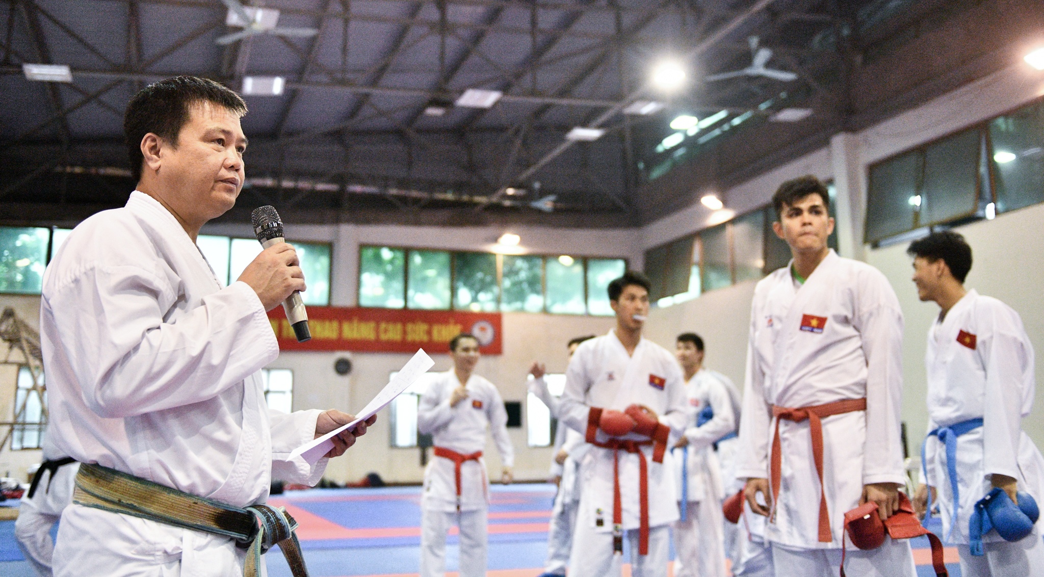 tap luyen cho SeaGames,  thi dau the thao anh 1