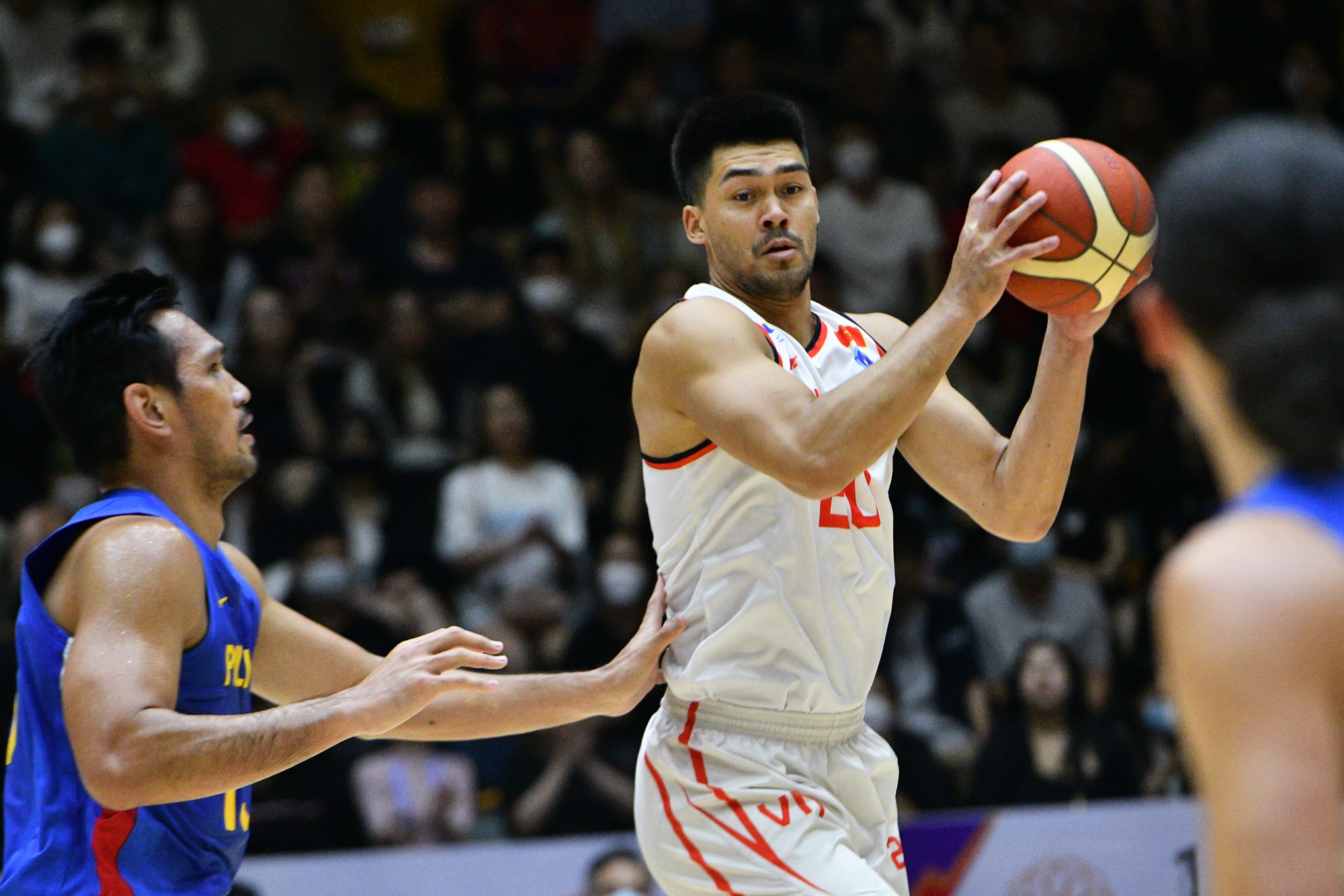 The hinh an tuong cua cac cau thu bong ro Viet Nam tai SEA Games hinh anh