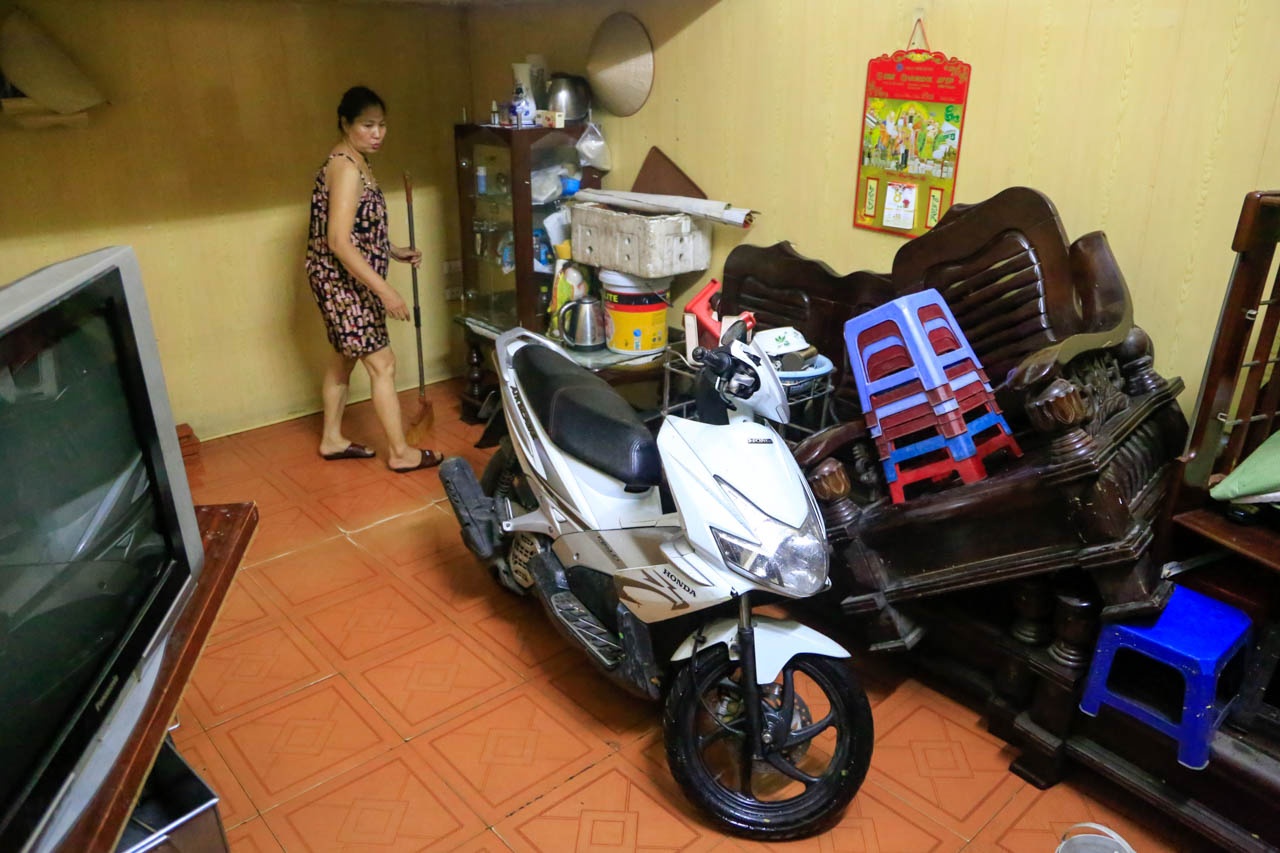 Nguoi Ha Noi don dep nha cua sau mua lon anh 8