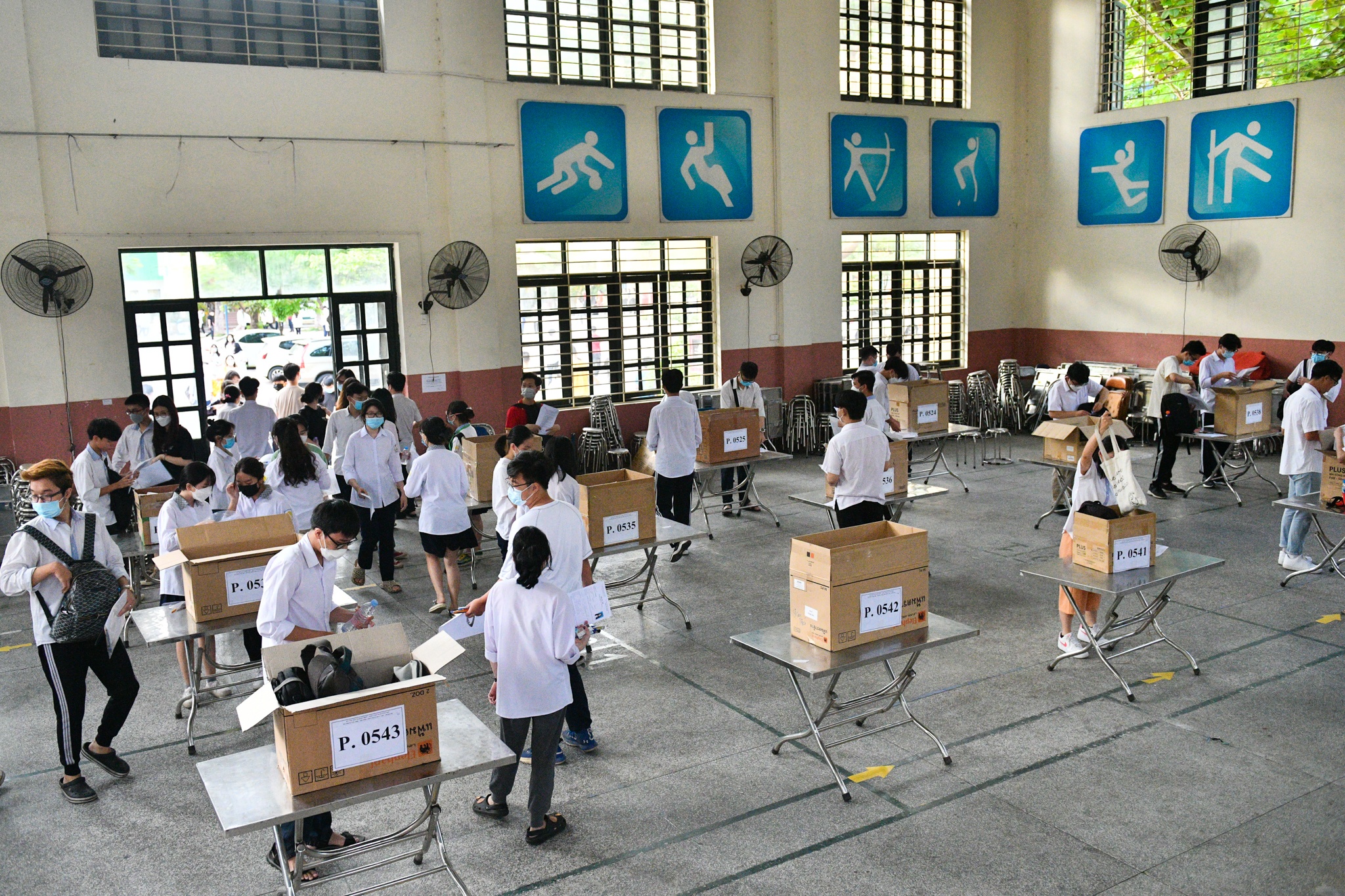 thi tot nghiep THPT,  mon thi Ngu Van anh 3