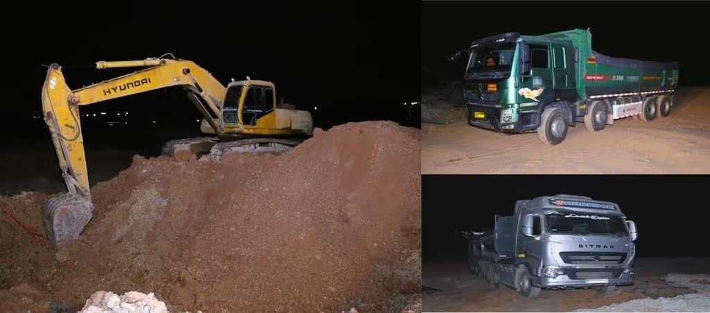 Khai thac dat,  Trai phep,  KCN Bien Hoa 1 anh 1