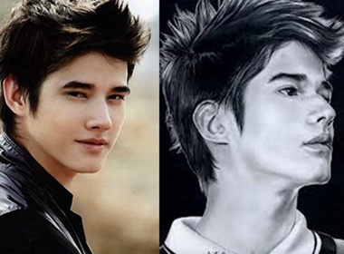 Hot boy 'Tinh nguoi duyen ma' qua net ve cua fan hinh anh