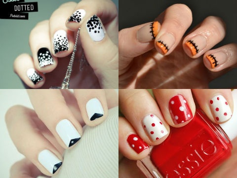 Nail xinh 'tu che' cho co nang mong nho hinh anh