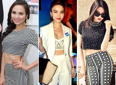 Meo dien crop top chuan trong mua thu hinh anh