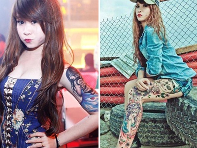 Co gai xam tro hut hon 90.000 luot like tren mang hinh anh