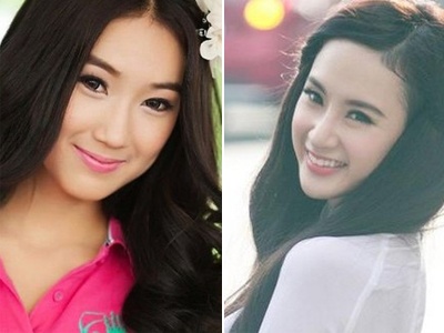 Hot girl Thai xinh dep, giong Angela Phuong Trinh hinh anh