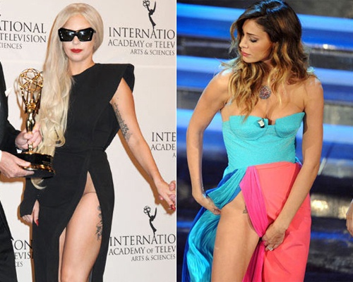 Thoi trang khoe xuong hong kinh dien cua my nhan hinh anh