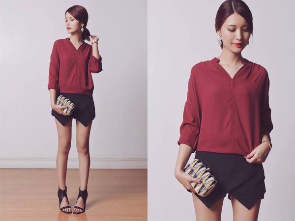 Mix trang phuc ngot ngao nhu hot blogger Phillippines hinh anh