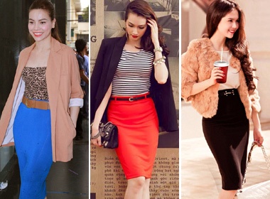 Mac vay but chi chat nhu Ha Ho - Ngoc Trinh hinh anh