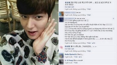 Fan Viet chui tuc tren fanpage Lee Min Ho hinh anh