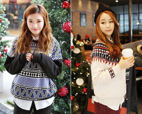 Ao len sanh dieu cho mua Noel hinh anh
