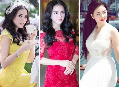 Thoi trang ren quy phai cua Ly Nha Ky hinh anh