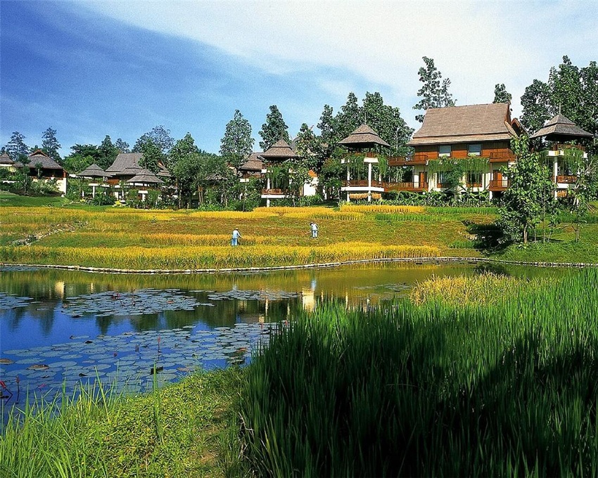 24. Chiang Mai, Thái Lan  Chiang Mai nằm trên vùng địa hình đồi núi thuộc loại cao nhất của Thái Lan. Toàn bộ thành phố chạy dọc theo hữu ngạn sông Ping, một trong những phụ lưu lớn nhất và quan trọng nhất của sông Chao Phraya. Vùng dành riêng cho du lịch tập trung quanh cổng Tha Phae, có nhiều khách sạn, cửa hàng và nhà trọ, với các lớp học độc đáo thu hút đông khách du lịch quốc tế tham gia như lớp dạy nấu các món ăn địa phương, dạy Massage Thái, võ Thái, thiền định Thái Lan …