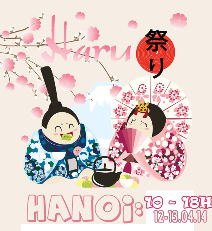 Poster ngày hội văn hóa Nhật Bản tại Hà Nội.