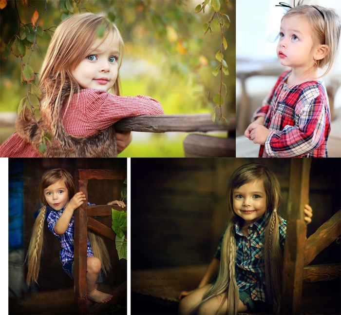 Nếu người lớn mặc áo kẻ ca rô trông rất sành và mốt, thì con nít như Anna mặc áo kẻ ca rô cũng khiến người lớn phải xuýt xoa khen ngợi.