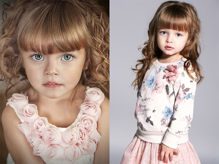 Anna cũng là cô bé khá điệu đà với việc thay đổi thường xuyên đủ mọi kiểu tóc khác nhau, từ buông dài, xoăn lọn đầy nữ tính …