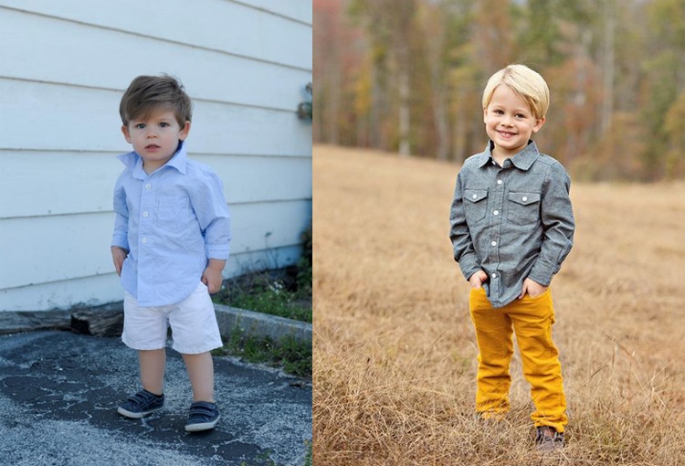 Quần kaki và áo sơ mi giúp những “chàng trai” này thật “cute” trong mắt mọi người.