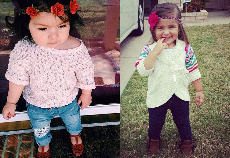 Hoặc duyên dáng hơn với những bông hoa cài tóc rực rỡ sắc màu nhiệt đới, kết hợp cùng các trang phục đơn giản, hiện đại như áo thun trắng, jeans xanh hoặc váy denim nhẹ nhàng.