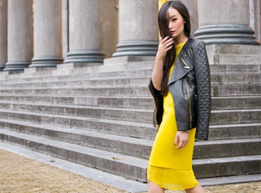 Gu thoi trang thanh lich cua fashionista goc Viet hinh anh
