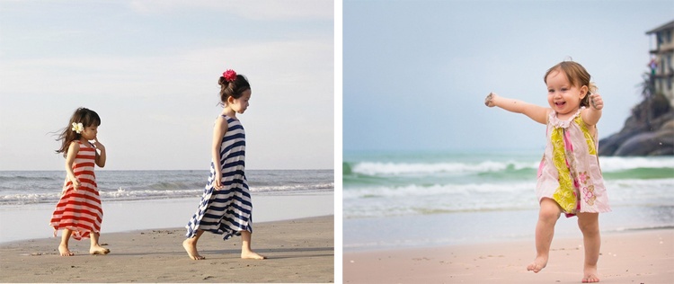 Đầm, váy xòe nhiều màu sắc là lựa chọn hàng đầu của những cô nhóc có phong cách dịu dàng, nữ tính.