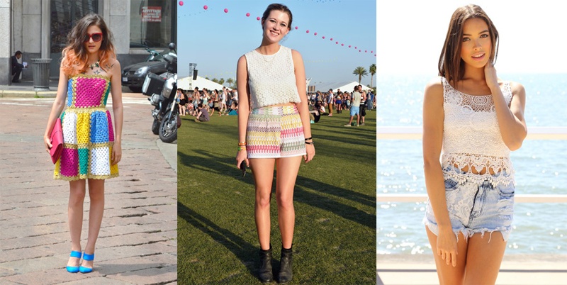 Thú vị hơn, bạn có thể biến hóa cho set đồ street style của mình bằng những kiểu len đan lạ mắt để thật tươi vui trên phố.