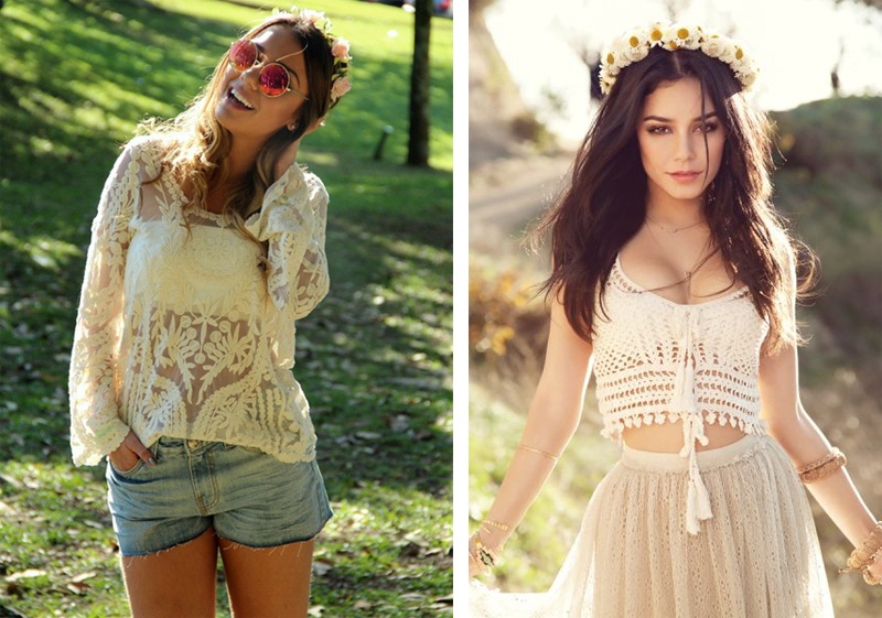 Những chiếc váy len crochet và vòng hoa mùa hạ đầy nữ tính là vũ khí tối ưu để tăng vẻ đẹp duyên dáng của bạn.