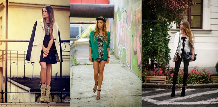 Cô gái xinh đẹp này dường như rất yêu thích những chiếc áo khoác với nhiều phong cách, kiểu dáng, chất liệu và màu sắc khác nhau, vì chúng giúp cho những set đồ street style thêm hoàn chỉnh và khác biệt.