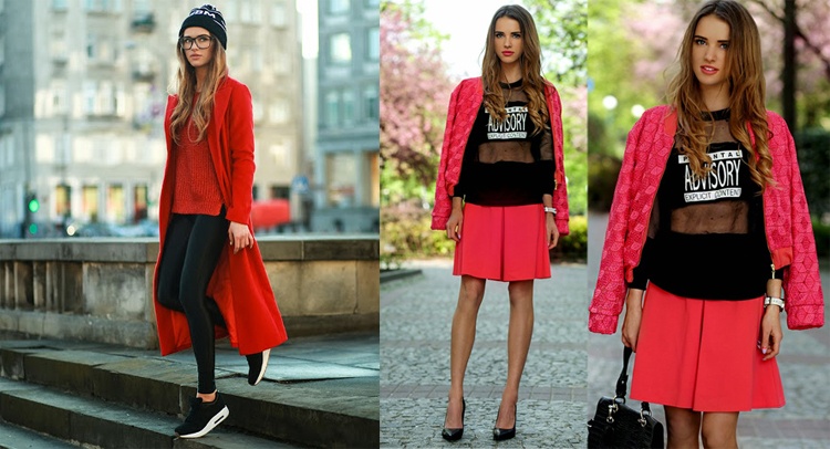 Tạo điểm nhấn trên trang phục bằng gam màu nóng cũng là cách hay giúp cô nàng hạt tiêu xinh đẹp này “đánh lạc hướng” sự chú ý của người đối diện vào trang phục thay vì chiều cao khiêm tốn của mình.