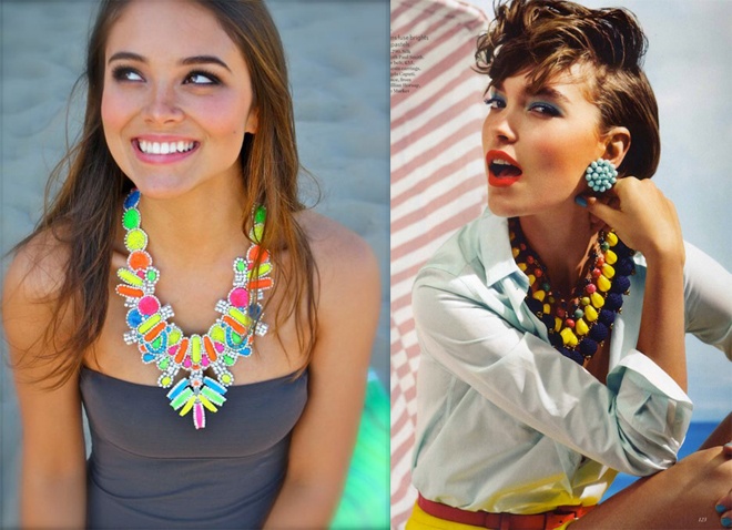 Trong vài năm trở lại đây, những chiếc vòng cổ được chế tác tinh xảo bằng hạt đá crystal với nhiều màu sắc, chất liệu và kiểu dáng khác nhau luôn được các tín đồ thời trang trên khắp thế giới yêu chuộng. Bởi công dụng tuyệt vời nhất của loại trang sức rực rỡ này là sẽ thêm gia vị để style thời trang đơn giản của bạn trở nên ngọt ngào, nổi bật và cuốn hút hơn.