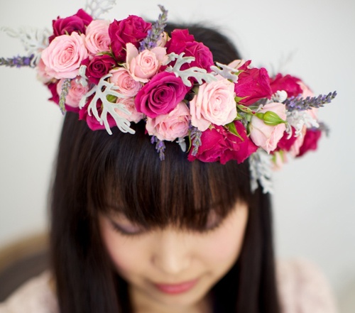 Kheo tay ket hoa hong thanh vong hoa doi dau that xinh hinh anh