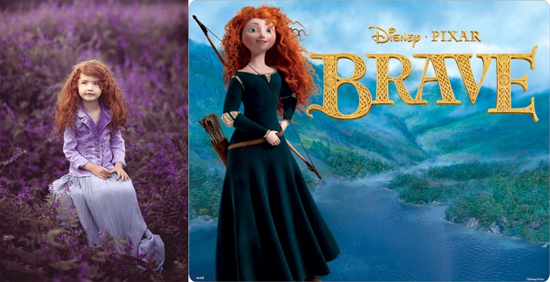 Alice không khác gì bản sao ngoài đời thật của nàng công chúa tóc xù mạnh mẽ Merida.