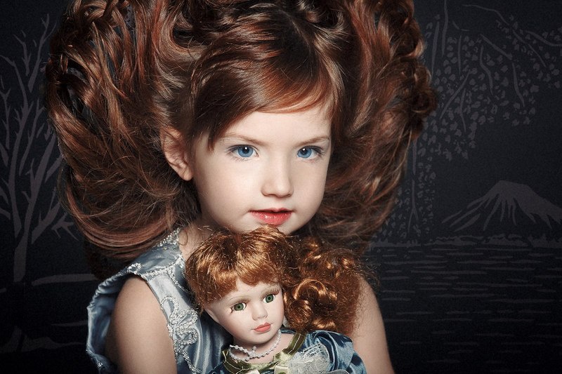 Hay khiến người lớn phải xuýt xoa trước tạo hình búp bê bé nhỏ cực dễ yêu.