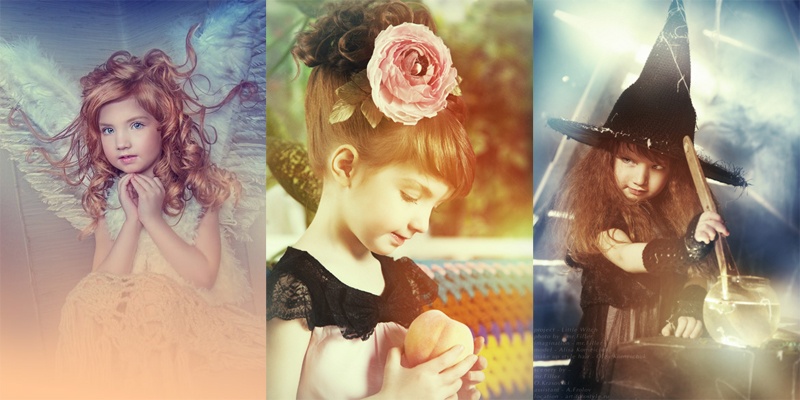 Thỉnh thoảng, Alice còn làm fan hâm mộ của mình ngạc nhiên thích thú khi xuất hiện thật ấn tượng trong tạo hình  thiên thần nhỏ, công chúa bé hay nhóc con phù thủy bí ẩn, đầy mê hoặc.