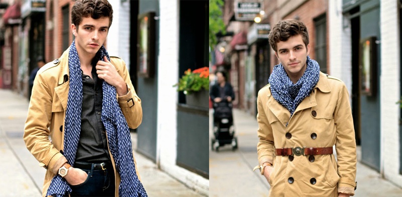 Một kiểu kết hợp áo Jacket và khăn choàng mùa đông cực chất và cuốn hút của Matthias C.