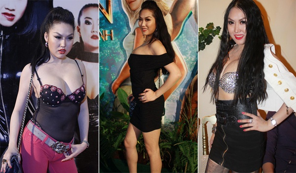 Kể từ khi ly hôn và lột xác hình ảnh, Phi Thanh Vân tích cực khoe cơ thể nhiều hơn, đặc biệt là vòng 1. “Nữ hoàng dao kéo” thường xuyên lên báo vì phong cách sexy trong những bộ cánh hở hang cùng cách tạo dáng độc đáo khi dự các sự kiện giải trí.  