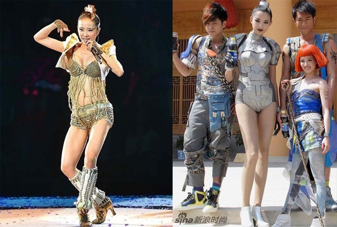 Trương Tử Lâm là một trong những chân dài luôn khiến những người đẹp khác phải e dè khi đứng cạnh bên bởi chiều cao “khủng” 1m82. Diva sexy Thái Y Lâm là ví dụ điển hình của việc bị chiều cao Hoa hậu Trái Đất Vô tình “dìm hàng” thê thảm. 