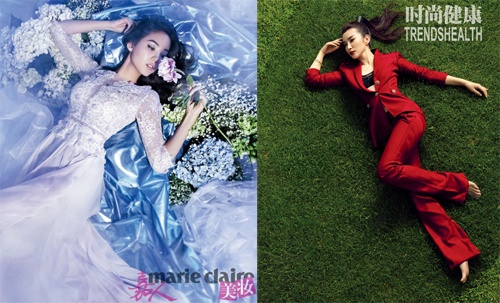 Ly Bang Bang do ruc,Truong Tu Lam mat ruoi tren bia tap chi hinh anh