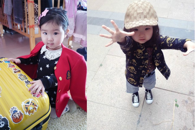 TA còn được mẹ “đầu tư” cho một kho áo khoác và phụ kiện đa dạng kiểu dáng, chủng loại.