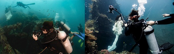 Một trong những thử thách không nhỏ khác là điều kiện ánh sáng rất kém khi xuống ở độ sâu này.